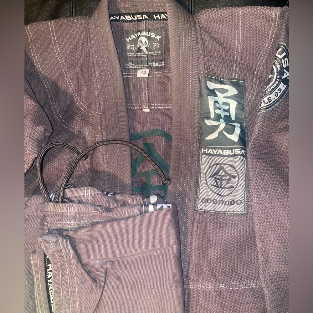 BJJ go size A3 worn a few times! Really good quality!!!
